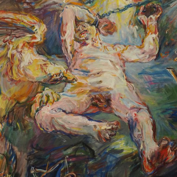 Оскар кокошка автопортрет