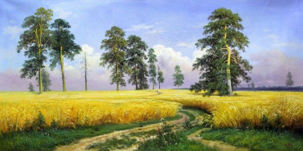 Картина Шишкина рожь