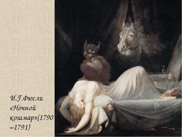 Генрих Фюсли ночной кошмар