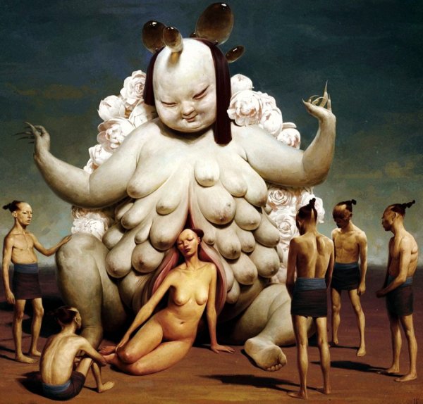 Странные картины Jeremy Enecio