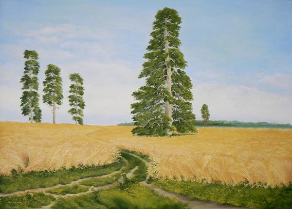 Картина Шишкина рожь