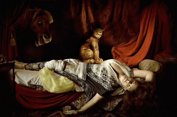 Мара картина Сонный паралич демон