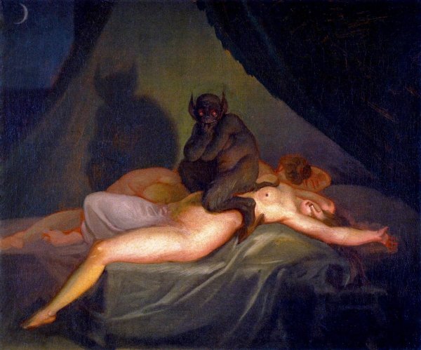 «Ночной кошмар». Генри фюссли, 1810.