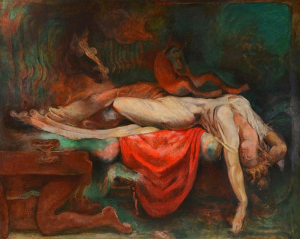 Генрих Фюсли ночной кошмар