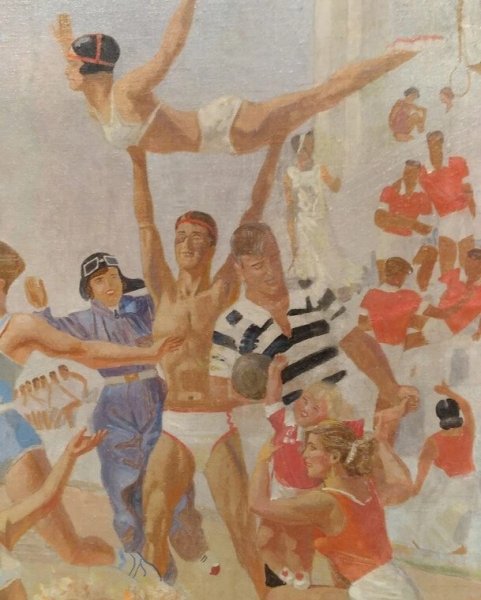 Пименов Юрий Иванович. Золотистая натурщица. 1932