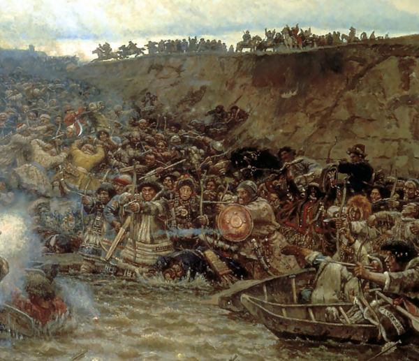 В.И. Суриков. Покорение Сибири Ермаком. 1895