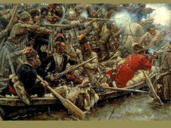 В.И. Суриков. Покорение Сибири Ермаком. 1895