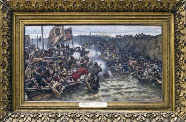 Василий Иванович Суриков покорение Сибири Ермаком Тимофеевичем