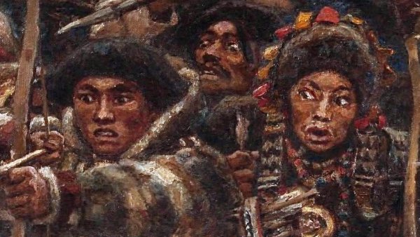 Суриков Ермак покоряет Сибирь