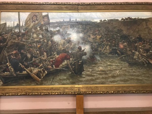 Суриков покорение Сибири Ермаком