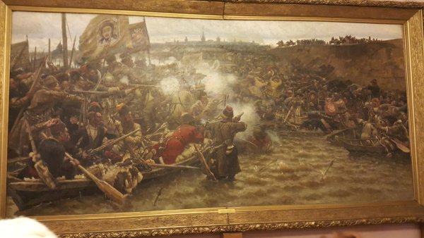 В.И. Суриков. Покорение Сибири Ермаком Тимофеевичем. 1895