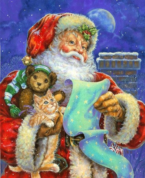 Новогодние иллюстрации художников