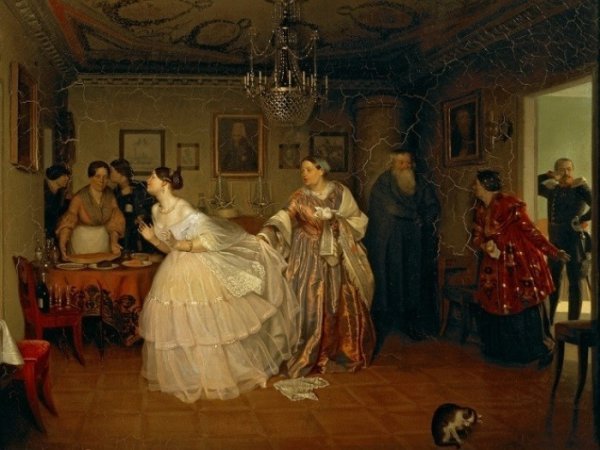 Павел Андреевич Федотов сватовство майора