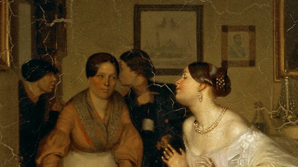 Сватовство майора картина Федотова