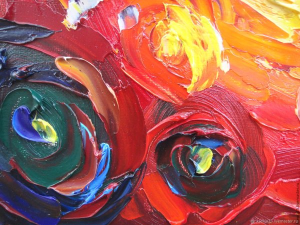 Абстракция акрилом