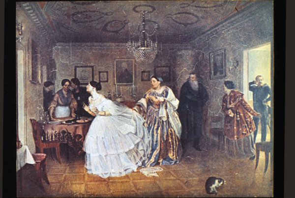 Павел Андреевич Федотов сватовство майора