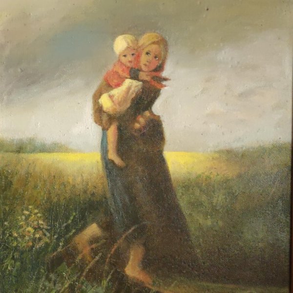 Дети бегущие от грозы картина