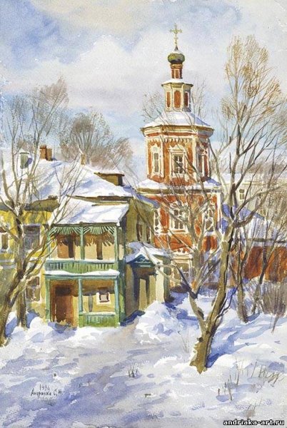 Сергей Андрияка зимние пейзажи