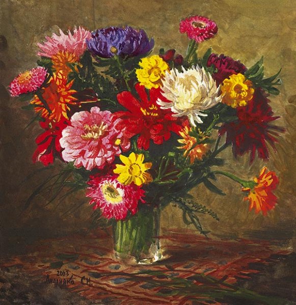 Художник Сергей Андрияка картины цветы