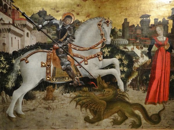 Святой Георгий поражающий дракона Рафаэль