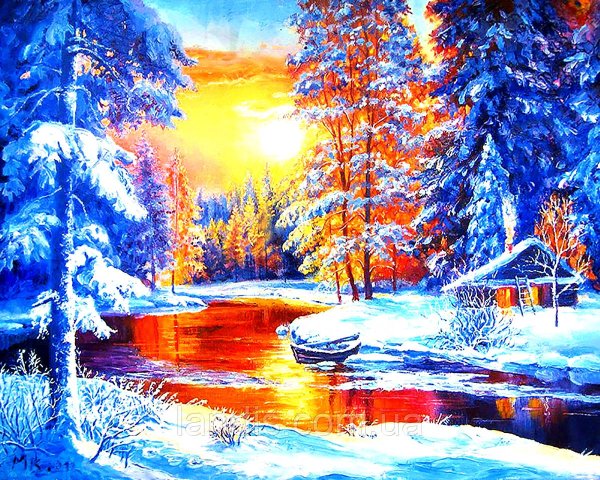 Алмазная мозаика Painting Diamond зима