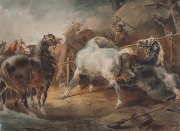 Картины Теодора Жерико лошади