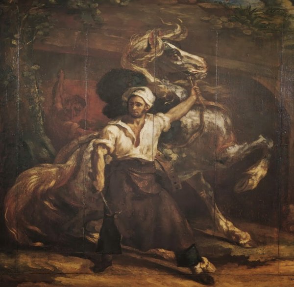 «Портрет клептомана» Теодора Жерико (1820).