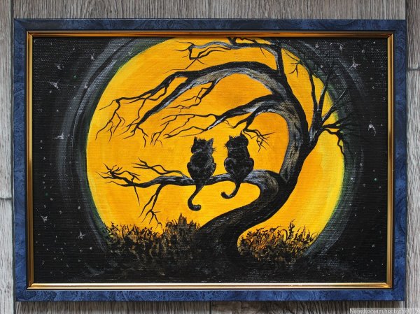 Картина в черно-белых тонах