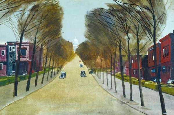 Дейнека "Ода весне. Текстильщицы", 1927