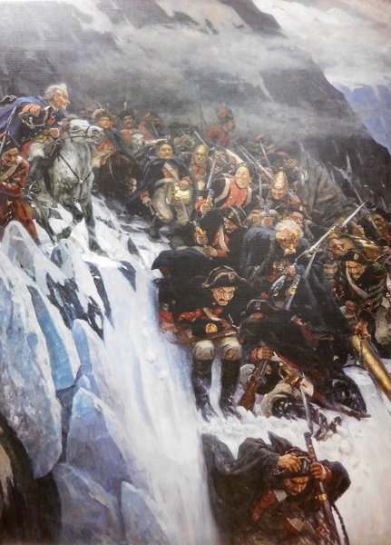 Поход Суворова через Альпы Суриков