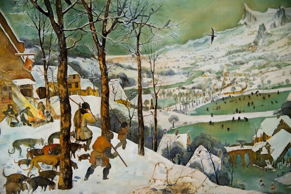 Питер брейгель старший охотники на снегу