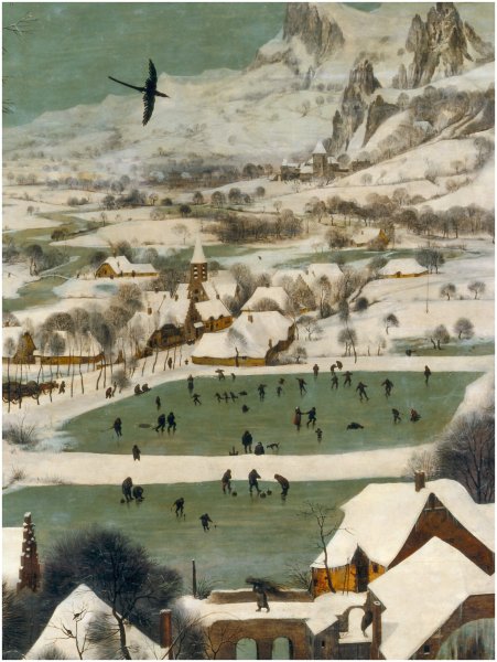 Питер брейгель охотники на снегу