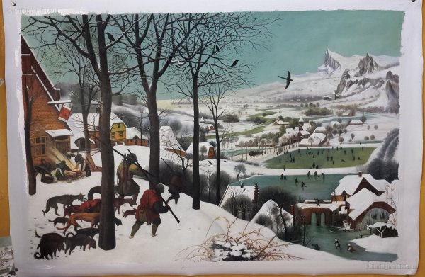 Питер брейгель старший охотники на снегу 1565