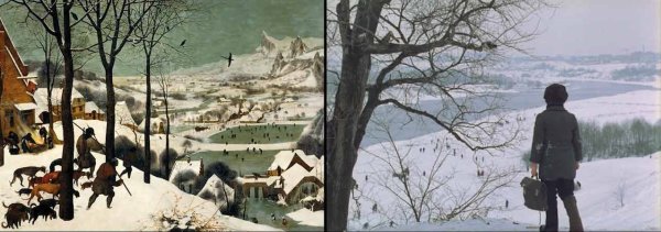 Питер брейгель старший зима охотники на снегу