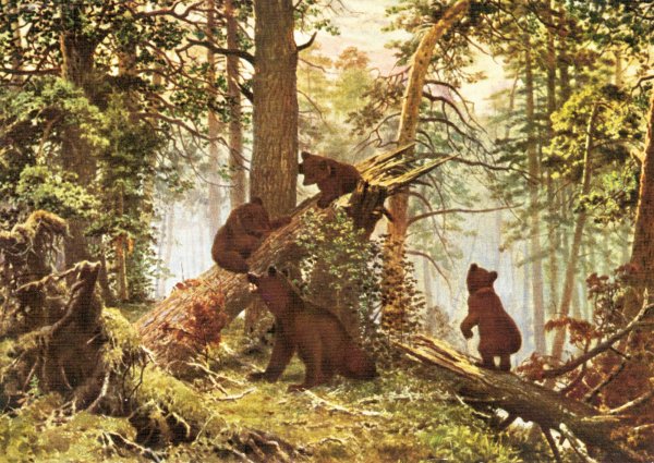 Иван Шишкин картины три медведя