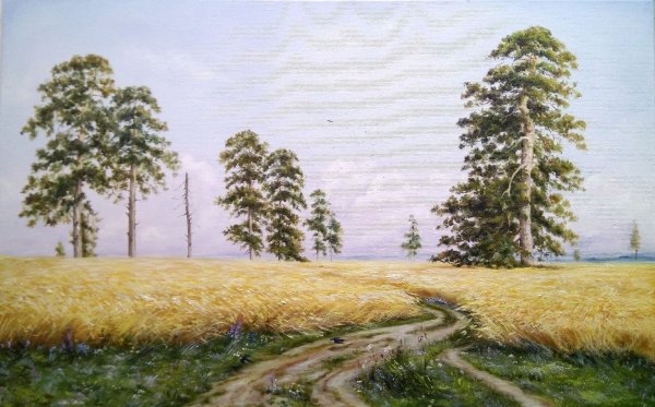 Картина Шишкина рожь