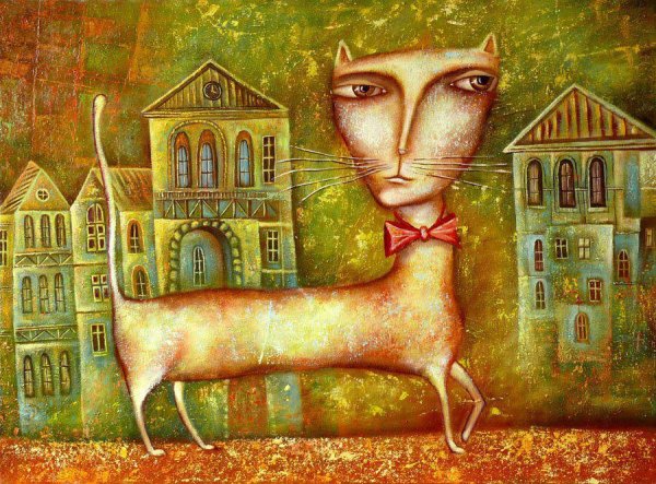 Александр Сулимов художник коты