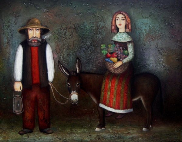 Картины грузинского художника Давида Мартиашвили