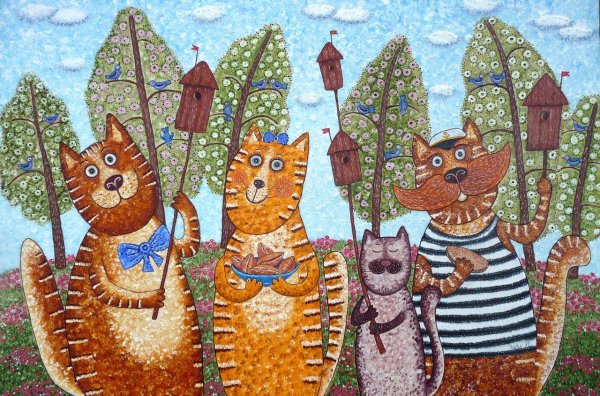 Елена Лазарева наивная живопись