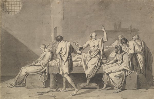 Давид смерть Сократа картина