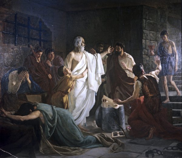 Жак Луи Давид смерть Сократа