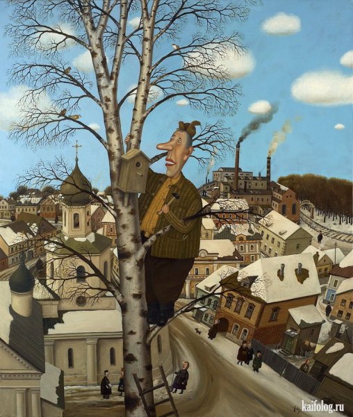 Художник примитивист Губарев Валентин