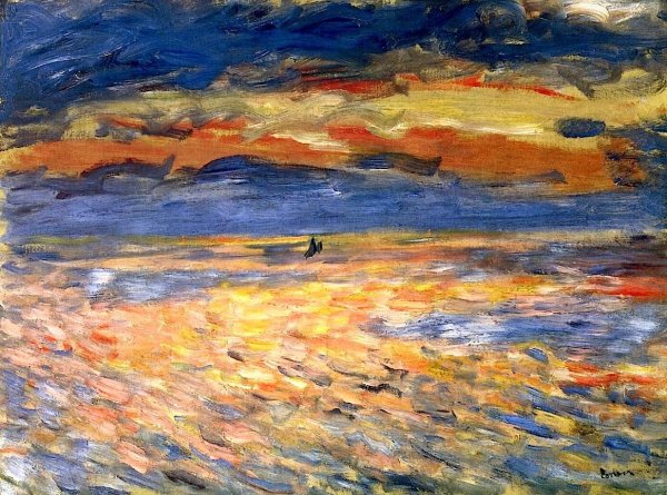 Художник Ренуар море