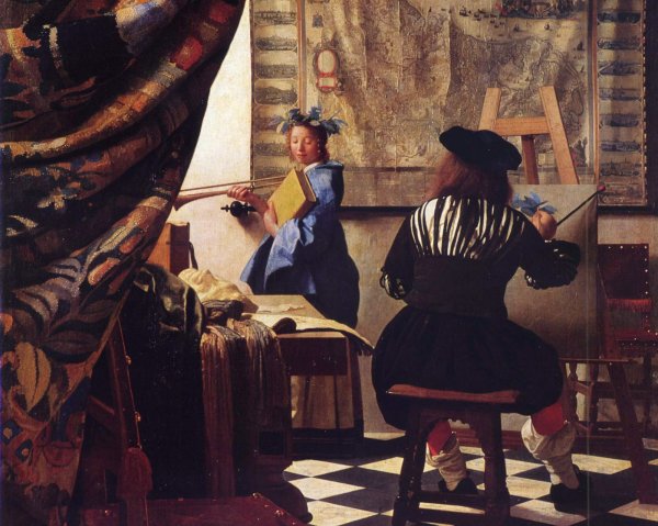 Ян Вермеер Дельфтский. Аллегория живописи. 1666.