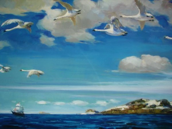 Аркадий Рылов в голубом просторе