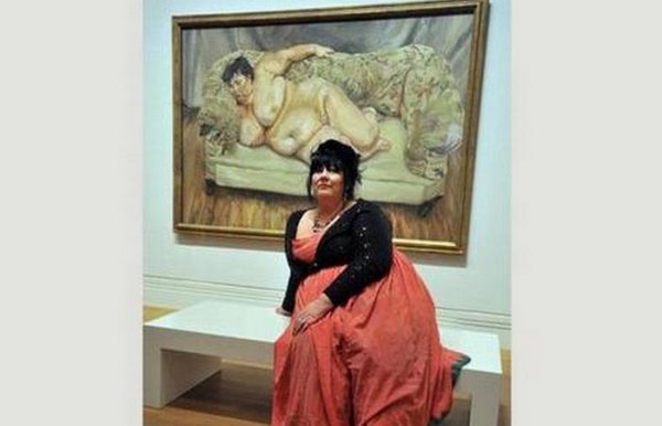 Люсьен Фрейд спящая соцработница