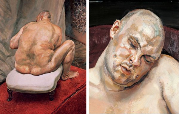 Люсьен Фрейд картины спящая соцработница