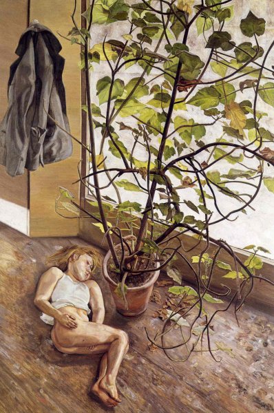 Люсьен Фрейд спящая соцработница