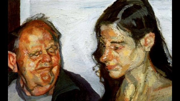 Люсьен Фройд спящий социальный работник