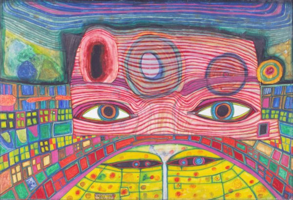 Фриденсрайх Хундертвассер живопись